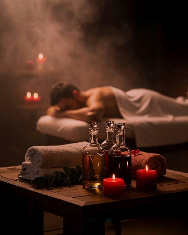 Facial spa treatment